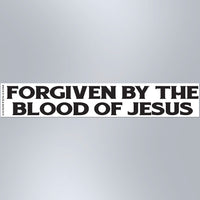 Forgiven By The Blood Of Jesus - Large Strip Magnet