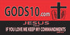 GODS10 - Red If You Love Me - Large Magnet