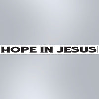 Hope In Jesus - Small Strip Magnet