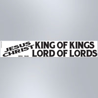 Jesus Christ King Of Kings Lord Of Lords - Large Strip Magnet