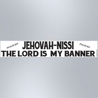 Jehovah-Nissi The Lord Is My Banner - Large Strip Magnet