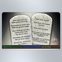 10 Commandments Stone Tablets Written With The Finger - Small Magnet