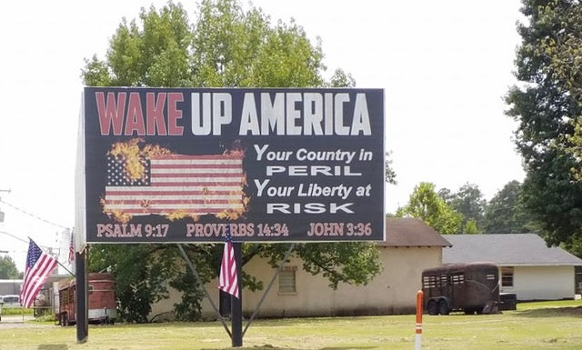 Wake Up America - Small Magnet