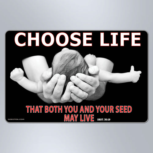 Choose Life With Verse - Large Magnet