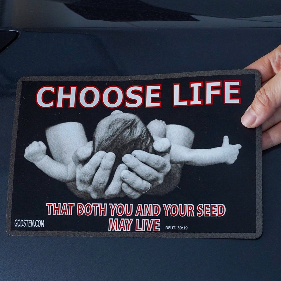 Choose Life That Both You And Your Seed May Live - Small Magnet