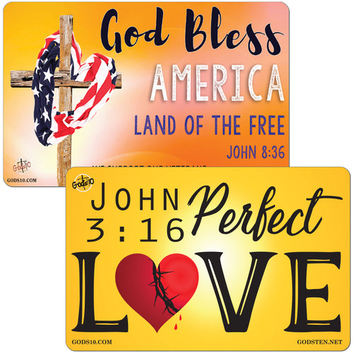 BUY ONE, GET ONE FREE!!  God Bless Orange & Perfect Love BUNDLE (LIMIT 5 PER PERSON)