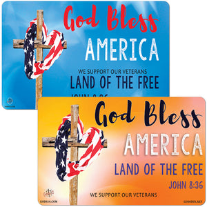 BUY ONE, GET ONE FREE JUST IN TIME FOR MEMORIAL DAY AND JULY 4TH!!  God Bless America Orange and Blue Bundle (LIMIT 5 PER PERSON)