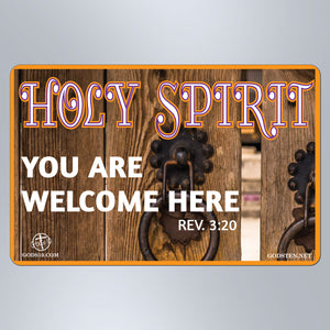 Holy Spirit You Are Welcome Here - Small Magnet