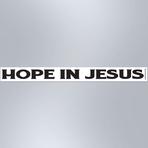 Hope In Jesus - Small Strip Magnet