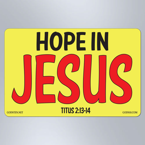 Hope In Jesus - Small Magnet