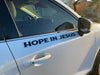 Hope In Jesus - Small Strip Magnet