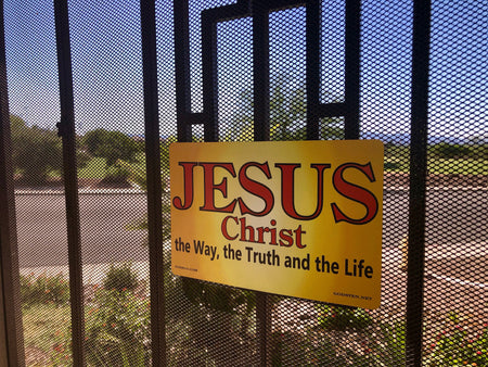 Jesus Christ The Way The Truth The Life Sunburst FREE Magnet (Limit 1 Per Person)