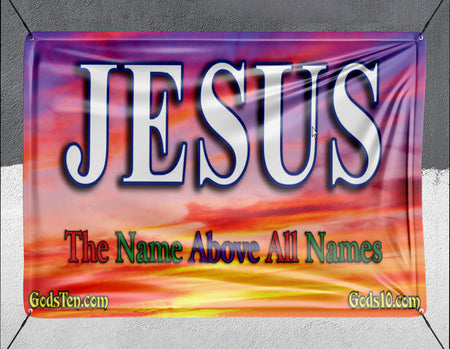 Jesus Name Above All Names Sunset - Banner
