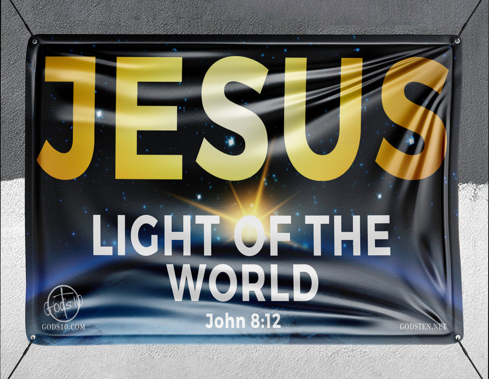 Jesus Light Of The World - Banner