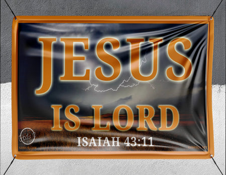 Jesus Is Lord Lightning - Banner