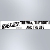 Jesus Christ The Way, The Truth And The Life - Large Strip Magnet