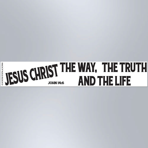 Jesus Christ The Way, The Truth And The Life - Large Strip Magnet