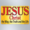 Jesus Christ Sunburst I Am The Way The Truth The Life - Small Magnet