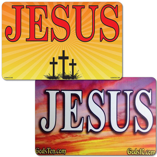 BOGO Jesus Sunset and Jesus Starburst Small Magnet Bundle (LIMIT 5 PER PERSON)