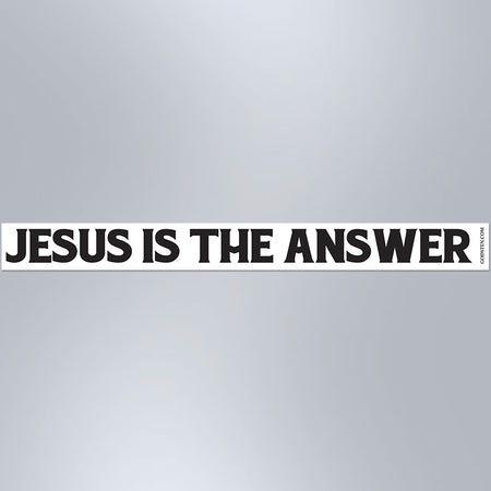 Jesus Is The Answer - Small Strip Magnet