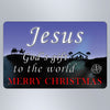 Christmas Jesus God's Gift To The World 3 Wisemen - Large Magnet