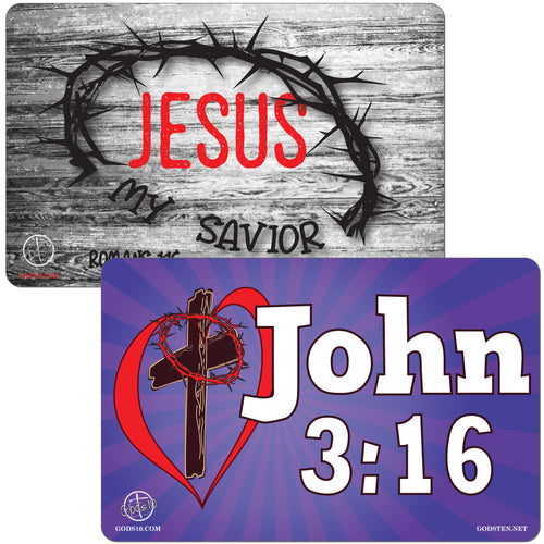 BOGO Jesus My Savior & John 3:16 Purple BUNDLE (LIMIT 5 PER PERSON)