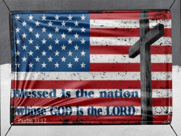 Blessed Is The Nation - Banner