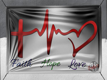 Faith Hope Love Heartbeat - Banner